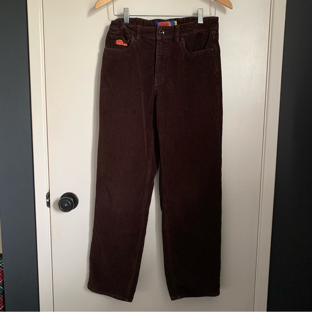 Empyre Corduroy Pants Mens 27 Brown Relax
